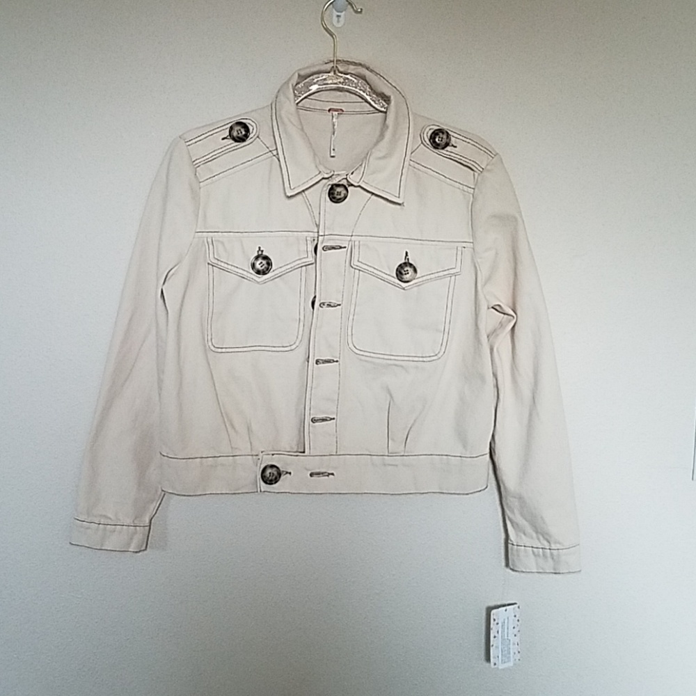 Free  people  denim jacket